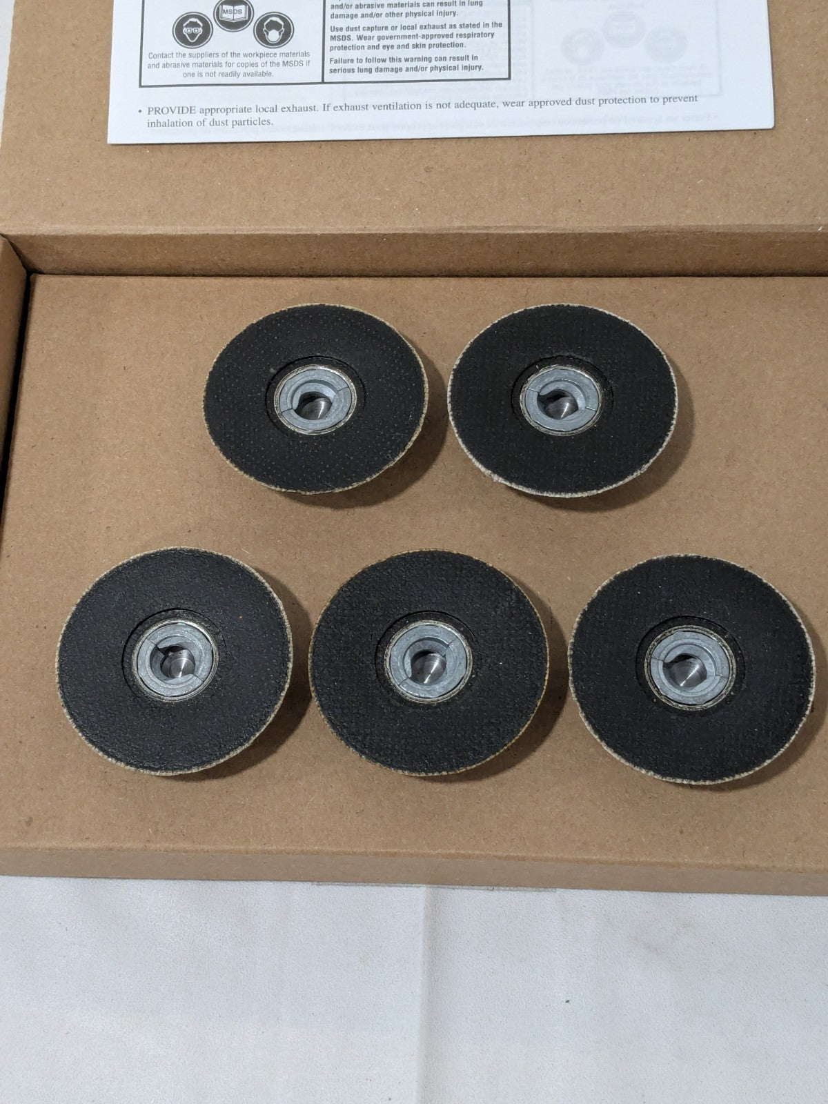 3M Disc Backing Pad: 2" Dia, Quick-Change Type R Box of 5 7000000441