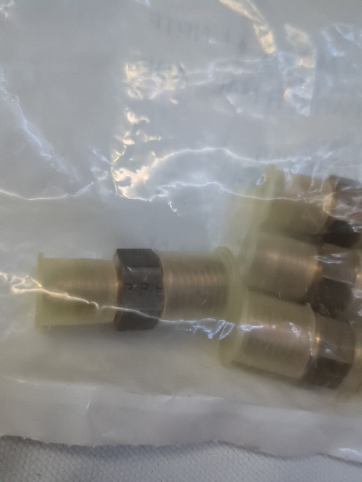 PARKER 5pk Brass Flared Tube Male Adapter: 1/4" OD PT-00255