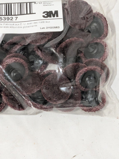 3M Quick-Change Disc: Roloc TR, 1" Dia, Silicon Carbide Bag of 50 7000021280