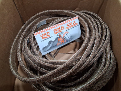 Norton Aluminum Oxide Abrasive Belts QTY24 1/2" Wide 24" OAL 80 Grit 6