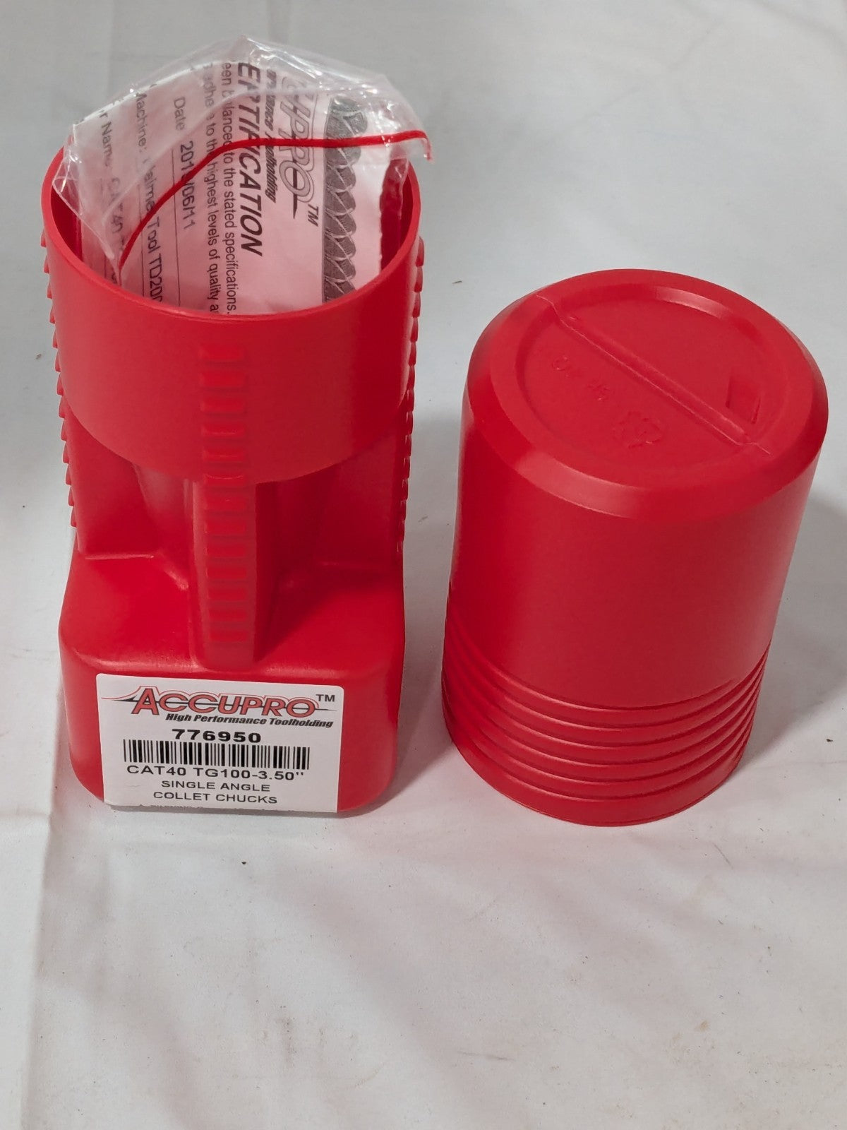 Accupro Collet Chuck: 3/64 to 1" Capacity, TG & PG100 Collet 776950