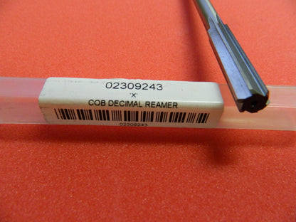 Interstate "X" 0.3970" x 1-3/4" x 7" Cobalt Decimal Chucking Reamer 02309243