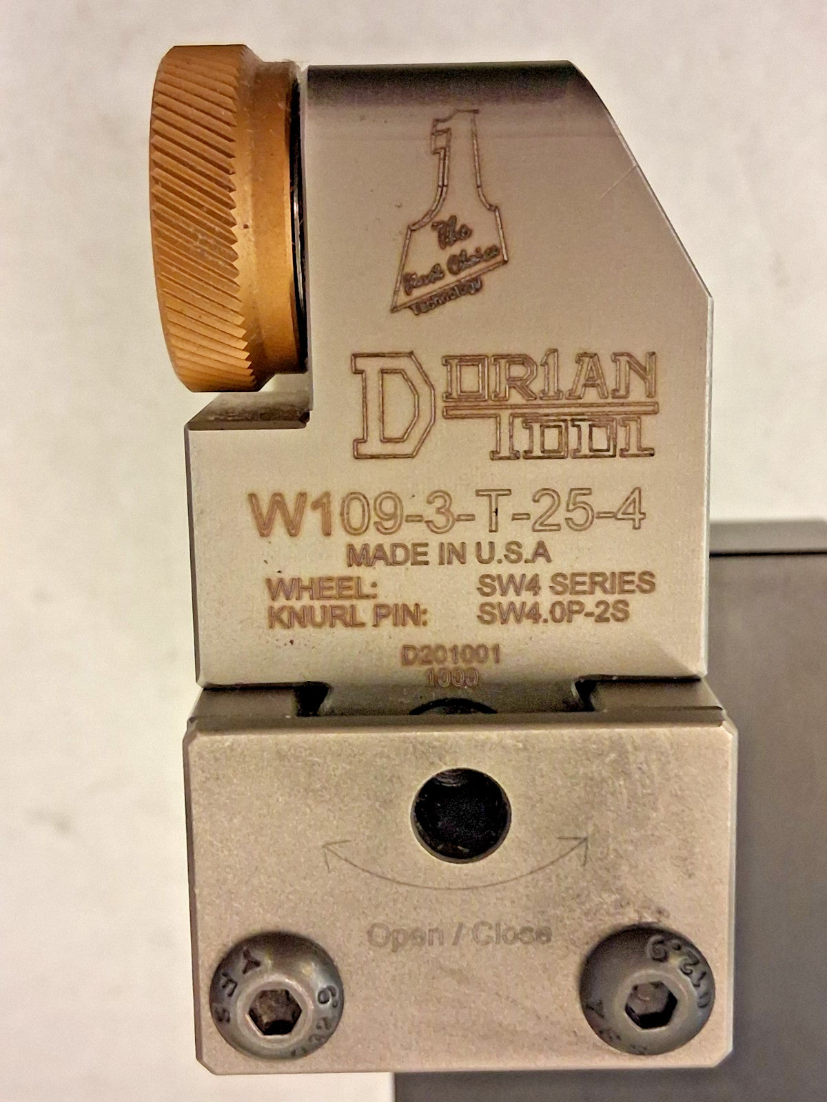 Dorian Tool Scissor and Straddle Type Knurler 6-1/16in OAL 73310121485