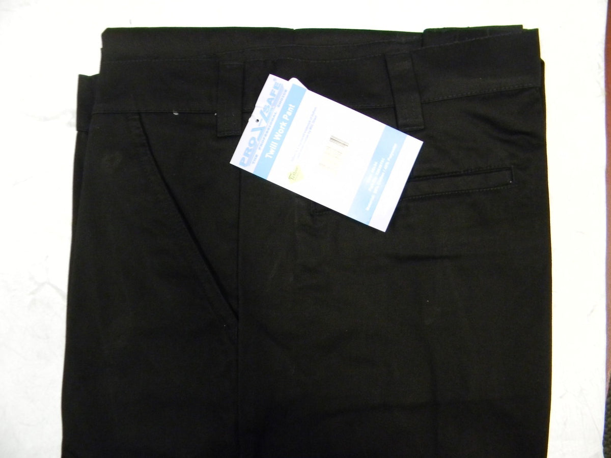 Pro safe BLK twill work pants 46X34 QTY 3 62630751