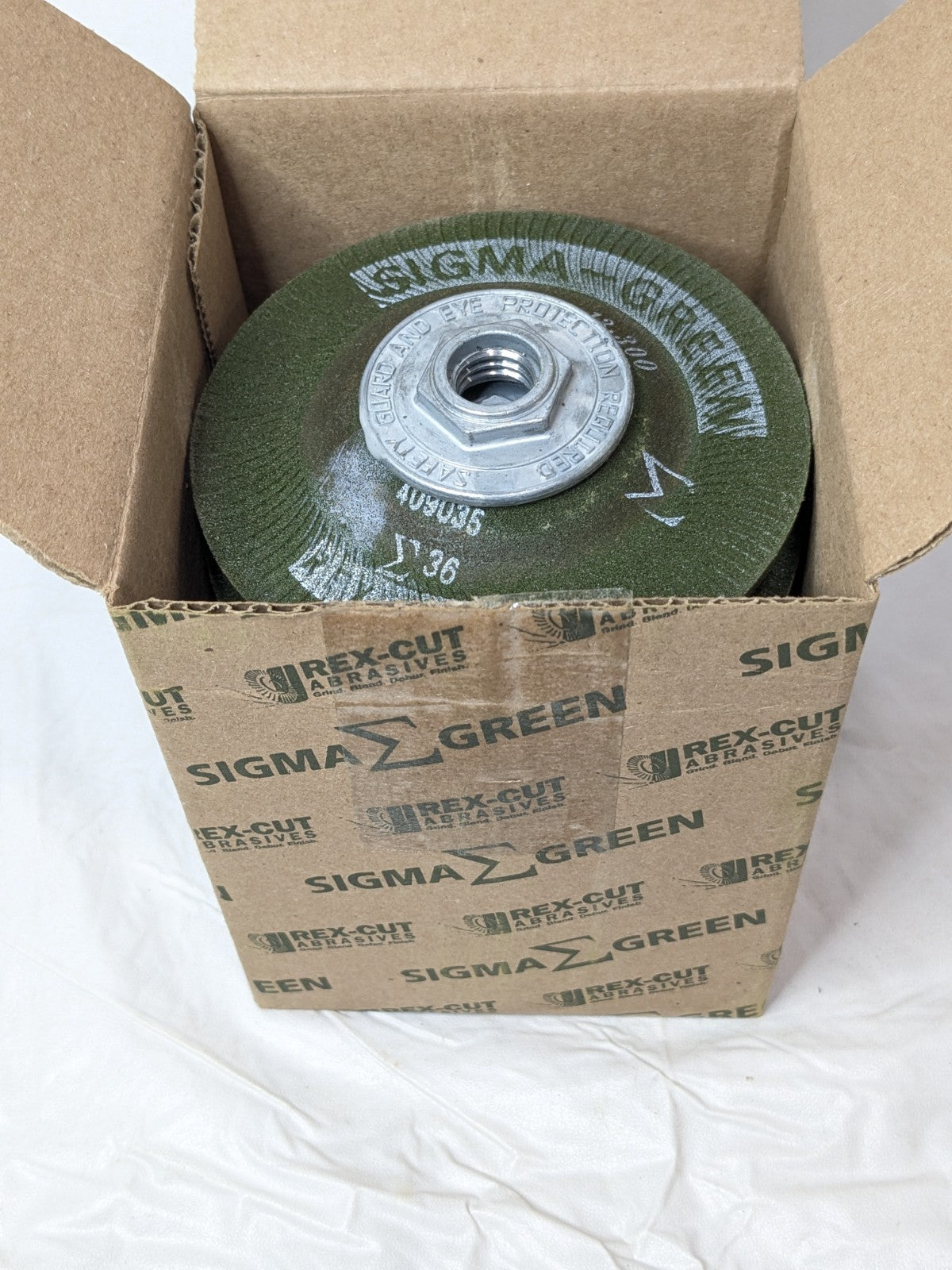 Rex Cut Abrasives Depressed Center Wheels 4-1/2" X 5/8"-11 Type 27 QTY 10 739053