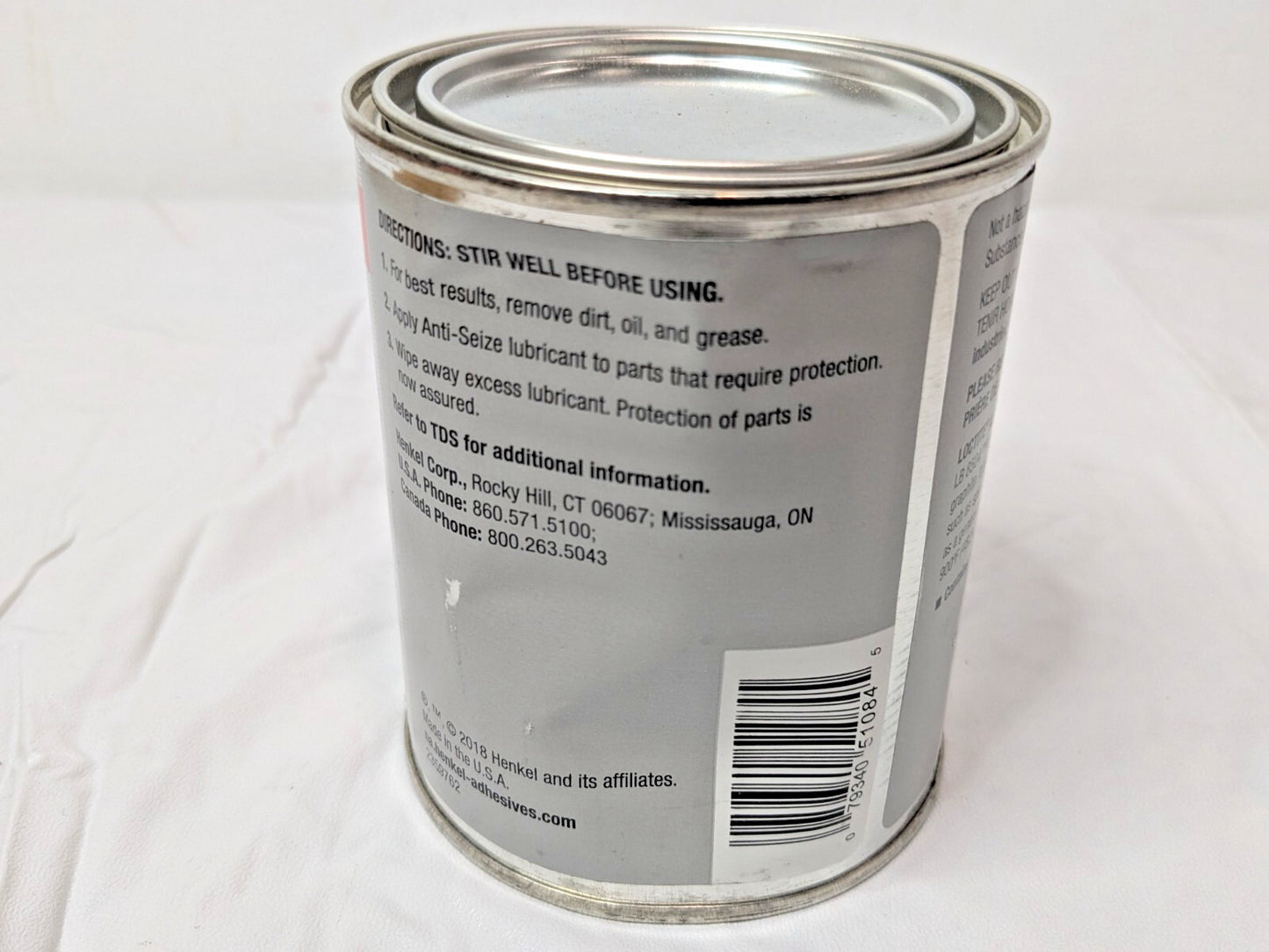 1 LB CAN Loctite Graphite 50 Anti-Seize Lubricant Series LB 8504 51084-234244