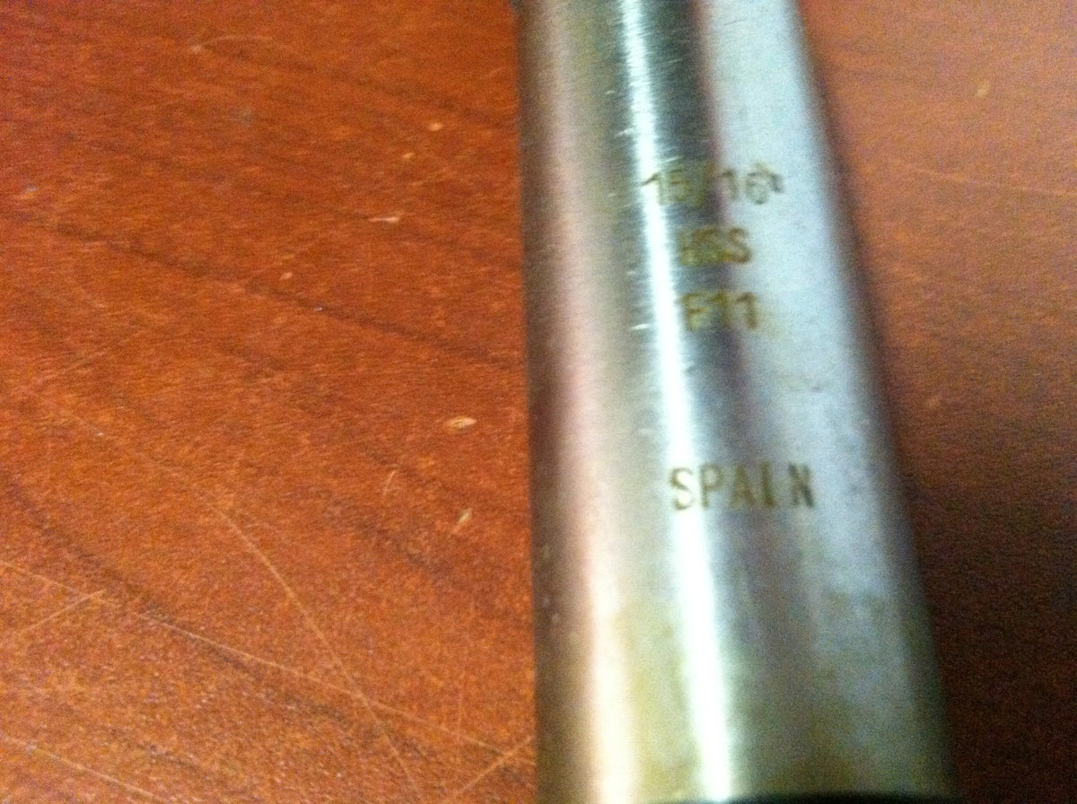 Precision 15169 Hand Expansion Reamer 15/16" x 4" x 9" 8F HSS Str
