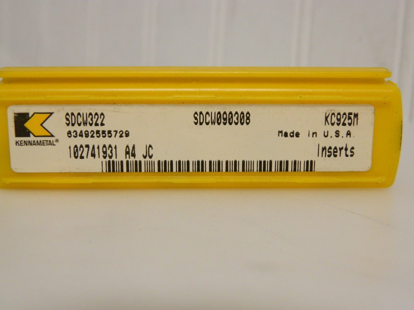 Kennametal Carbide Inserts SDCW090308 KC925M Qty 5 SDCW322
