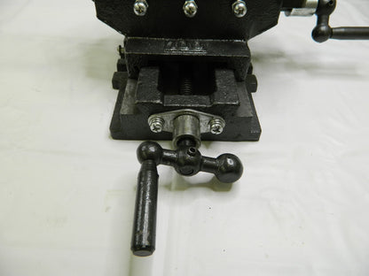 Horizontal Drill Press Vise 3-35/64 Jaw Opening 428-8314