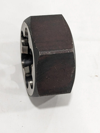 Hex Rethreading Die: M30x3.5, 1" Thick, Right Hand, Carbon Steel 364-0304