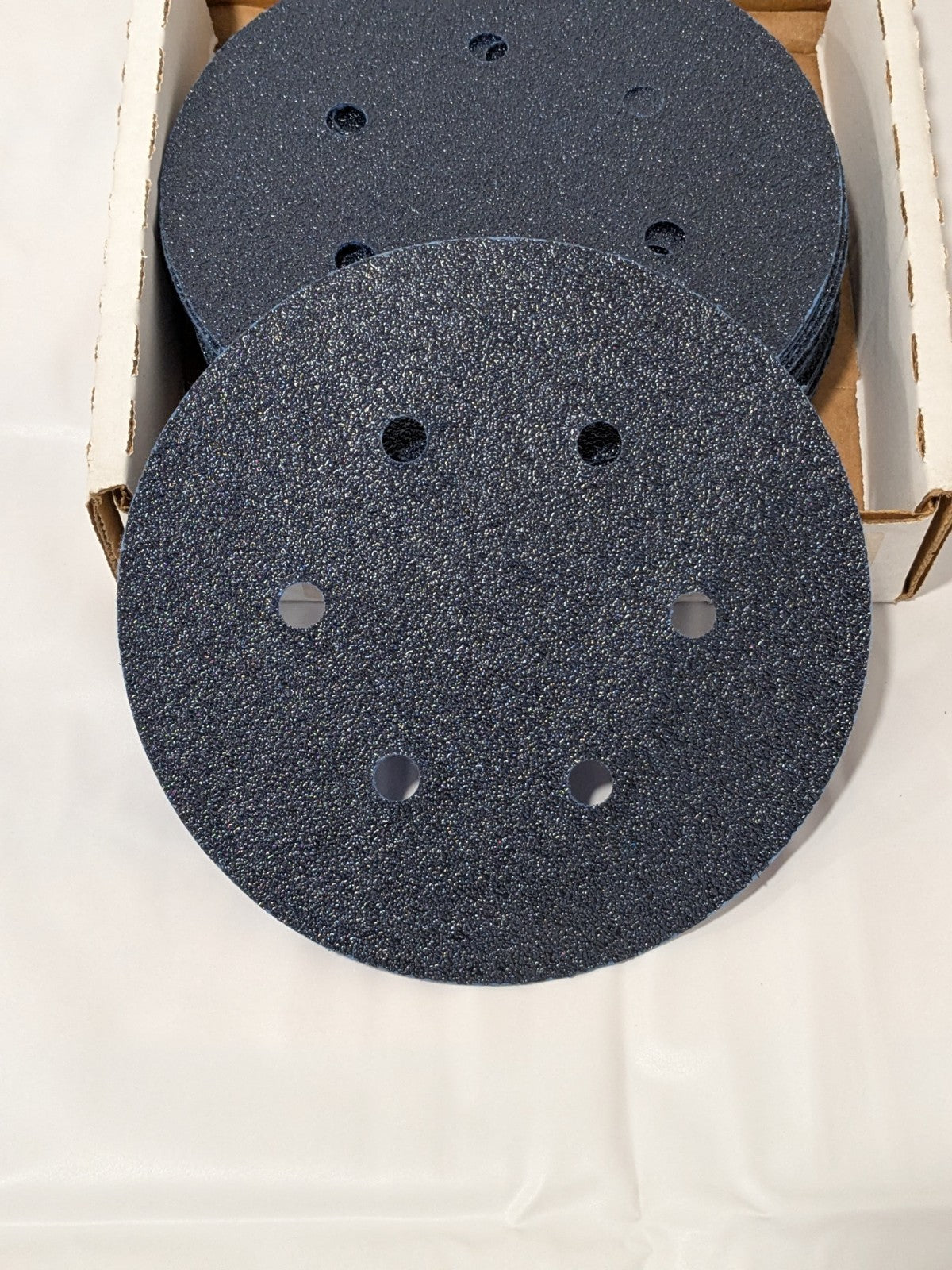 Norton BlueFire H875P 6” 36 Grit Sanding Discs – 25 Pack – Norgrip 44752