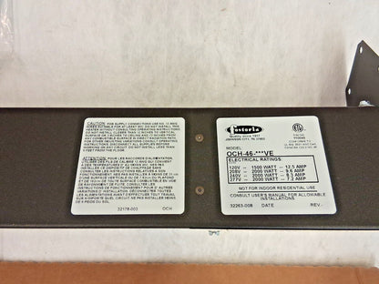 TPI Infrared Suspended Heater 46" L x 5-1/2" W x 3-3/8" H 120volt 04804402