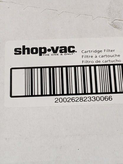 Shop-Vac Small Cartridge Filter Use with HangUp Vacuums Qty 2 90398