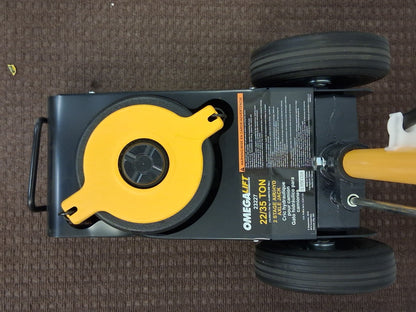 Omega Lift Equipment Dual Stage Air Actuated Truck Jack 35 Ton Capacity 23227