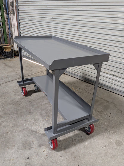 Little Giant Heavy Duty Mobile Work Bench 48" W x 24" D x 36" H 3