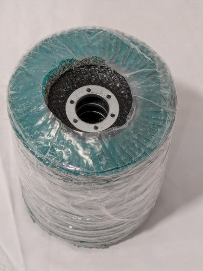 3M Flap Disc: 4-1/2" Dia, 7/8" Hole, 36G, ZA, Type 27 Qty 10 7010363142