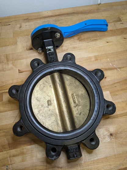 Legend Valve 8" Lug Type Butterfly Valve w/ Lever Handle 116-607 Damaged