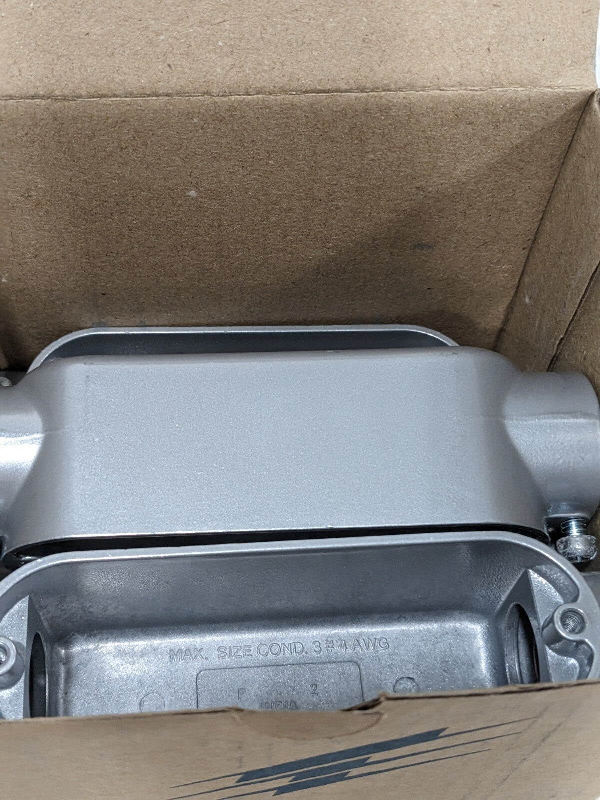 Topaz C Type Combo Conduit Body Die Cast Aluminum Hub Size-1" Qty 5 C3SS