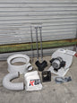 Kufo UFO-101 Portable Vertical Bag Dust Collector 1224 CFM Max 2 HP 220v 1 Ph