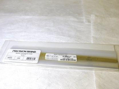 Precision Brand 0.004 Brass Thickness Gage 1/2 x 12 Blades (Pack of 12) 76235