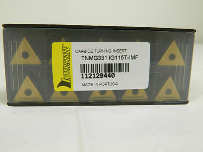 Interstate TNMG331 IMF Grade IG115T Carbide Turning Insert QTY 10 112129440