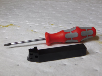 Hertel Indexible Grooving Cutoff Toolholder 12mm Max DOC 1/2 Shk Dia  3000210