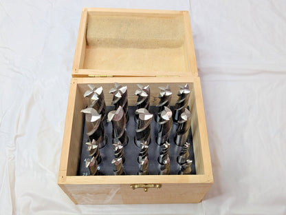 20 Piece End Mill Set Square End Cobalt Uncoated Single End 2&4FL 723-2520