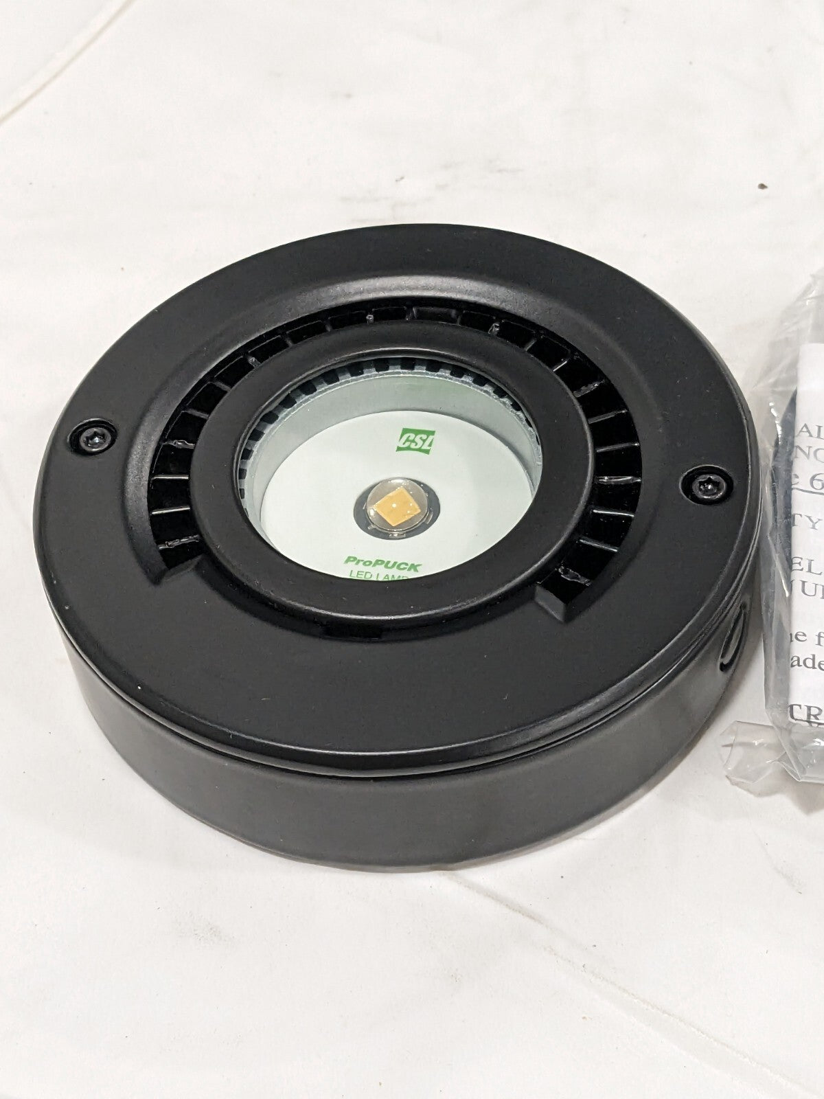 Pro Puck LED Black- 120V system. High Power 4 Watt PP-4WLED-BK