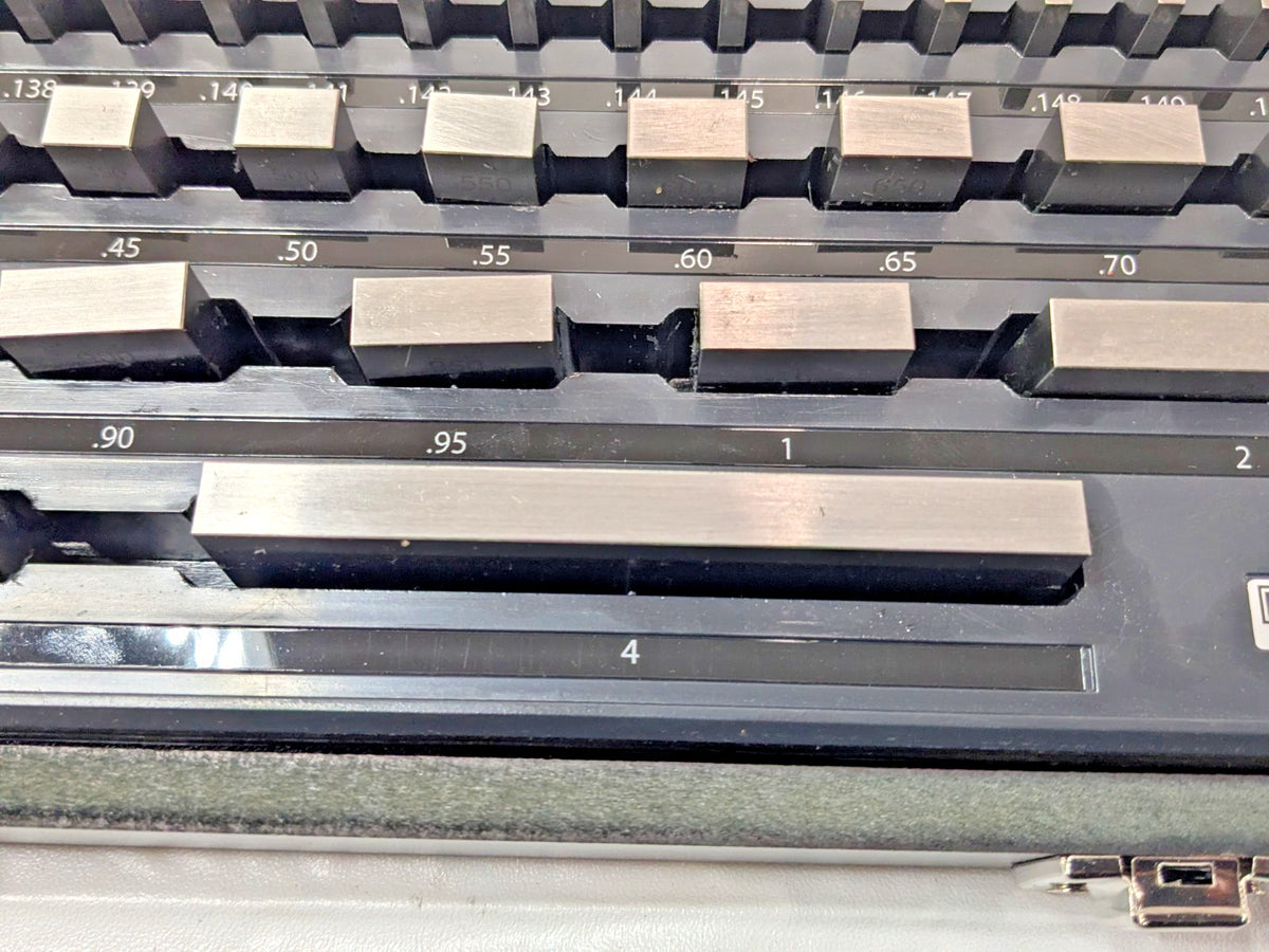SPI 81 Piece Gage Block Set 0.05 to 4'' Range Economy Grade 30-912-0