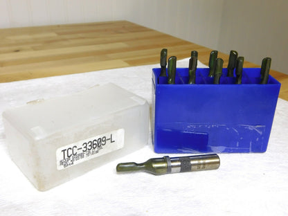 Taurus Recess Cutting Tool 0.25" OD 3-3/8" Oal 1/2" Shank Dia Qty