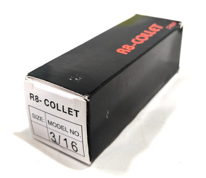 R8 Round Collet  3/16"  7/16-20 Drawbar Thread  Steel  231-4712