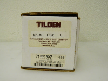 Tilden Carbide Tipped Masonry Drill 1-3/4" Drill Dia 1" OAL 3/4"