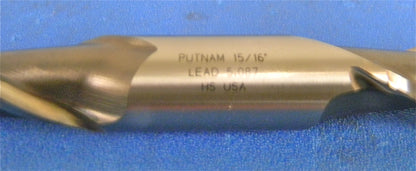 Putnam Tools Double End Mill 15/16" x 1" x 6-1/2" 2FL HSS B21 #94