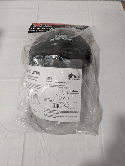 MCR Full Face Safety Shield Helmet Clear Integrated Visor Molded Protective 104