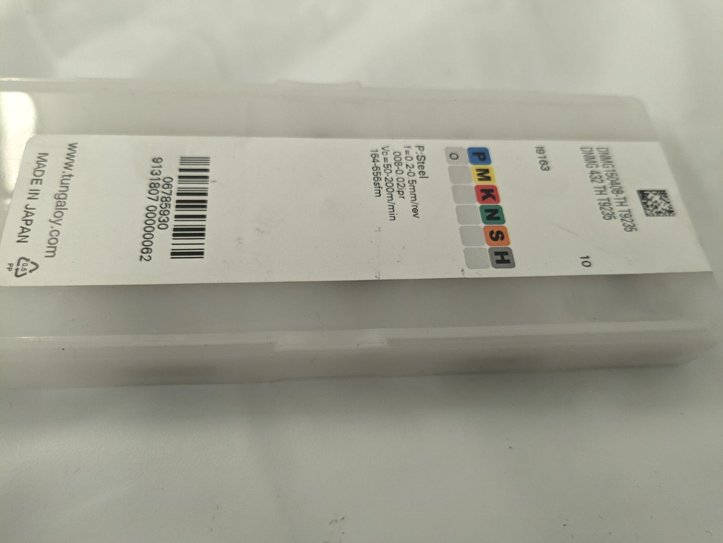 Tungaloy 9pk Carbide Indexable Turning Inserts 6785930