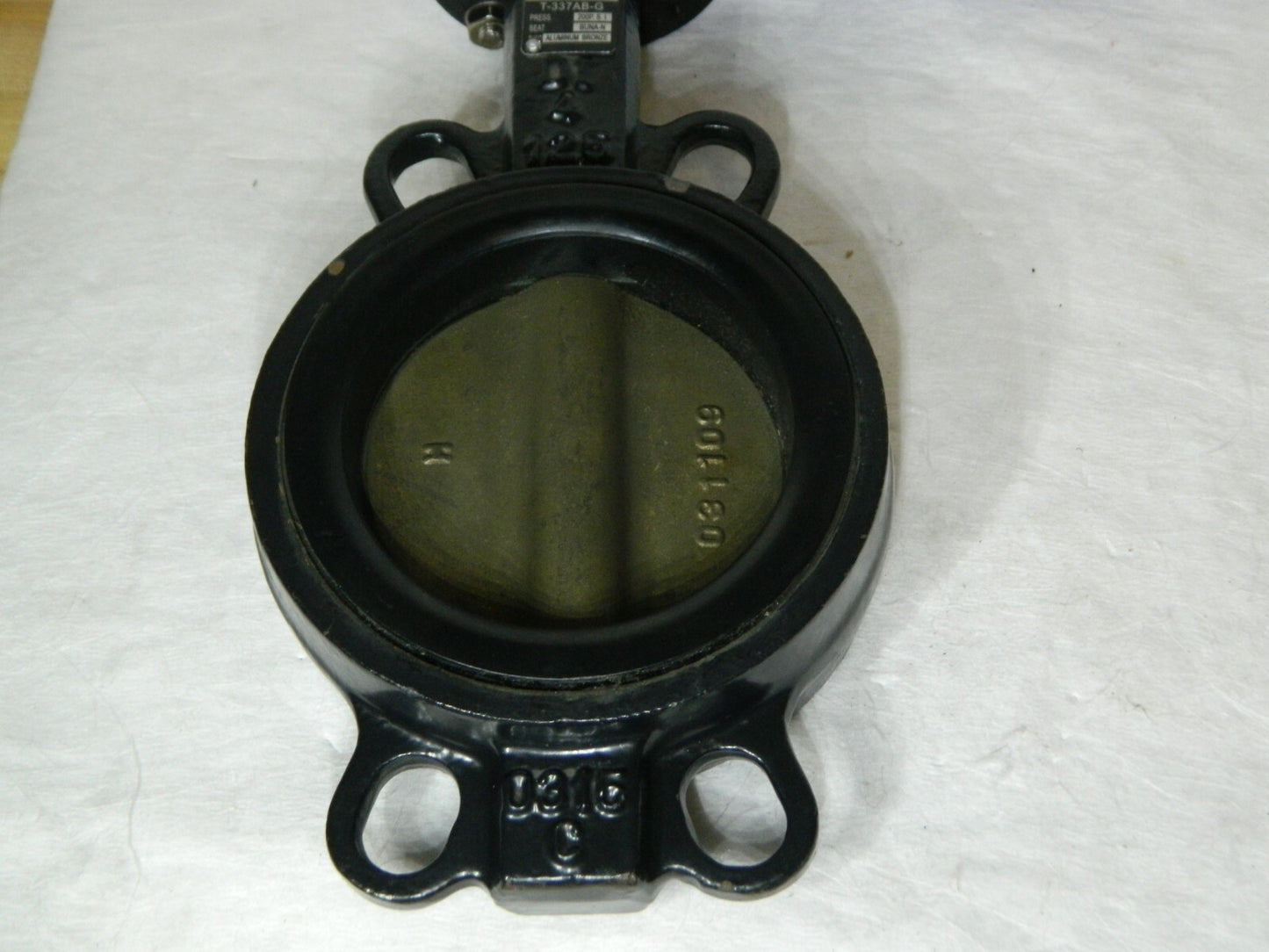 Legend Valve 4" Pipe Wafer Butterfly Valve With 10 Position Lever Handle 11