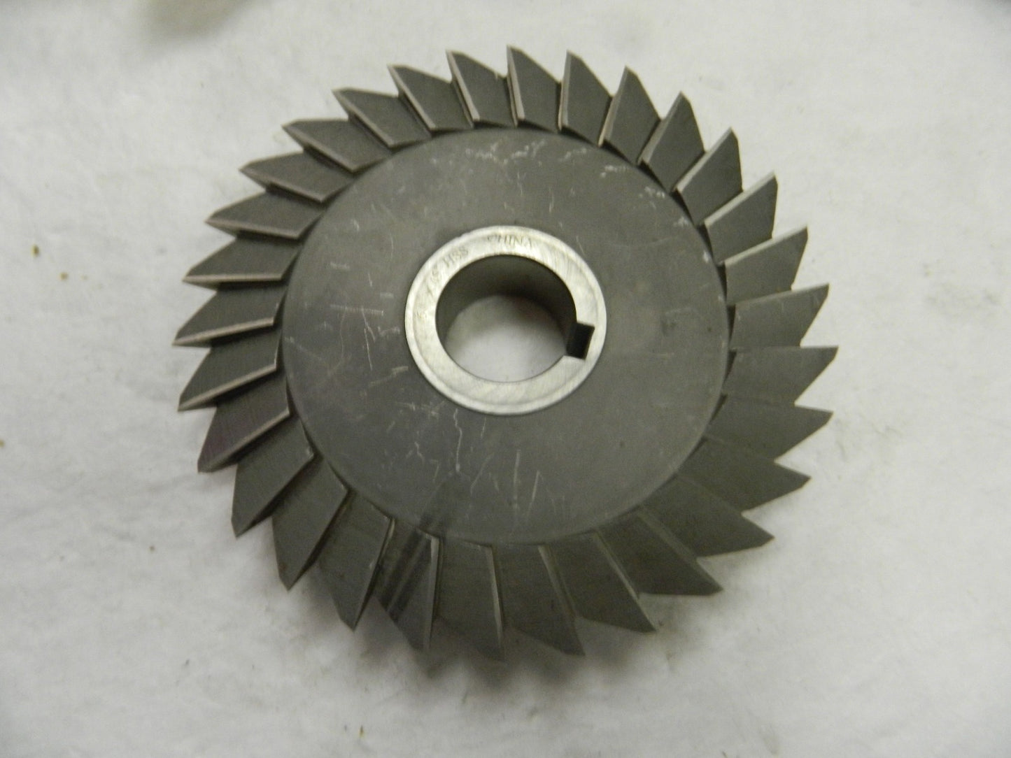 Precision HSS 6" x 1" Single Angle Mill Cutter Arbor Connection 032006
