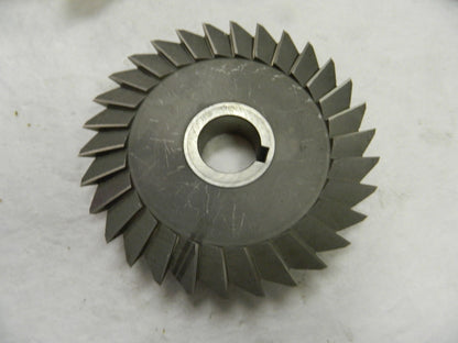 Precision HSS 6" x 1" Single Angle Mill Cutter Arbor Connection 032006