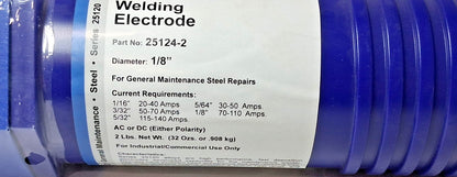 QTY4 Mild Steel Stick Welding Electrodes 1/8" Dia Series 25120 25124-2