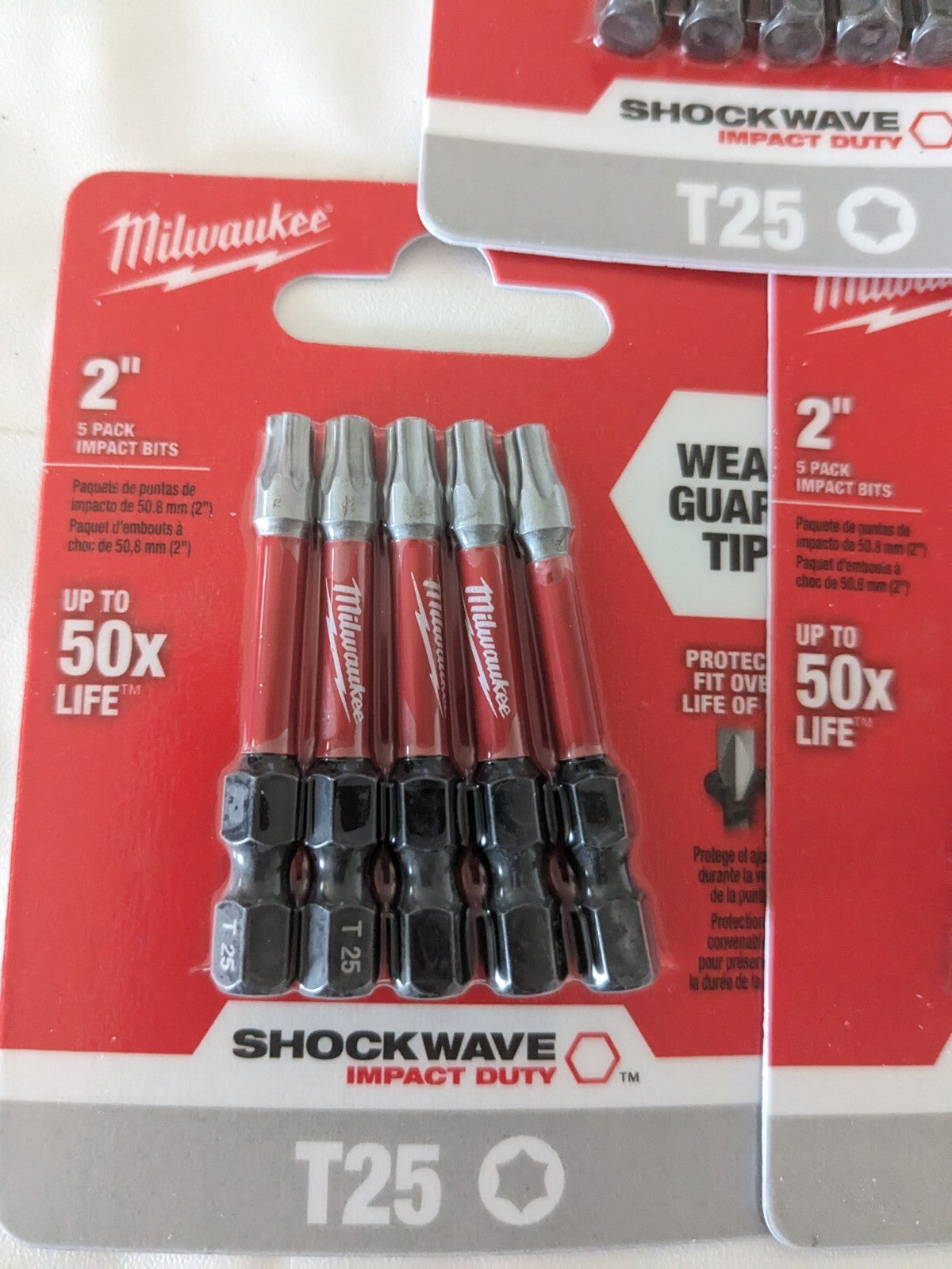 Milwaukee Tool Power Screwdriver Bit: T25 Torx, 1/4" Hex Drive 48-32-4685