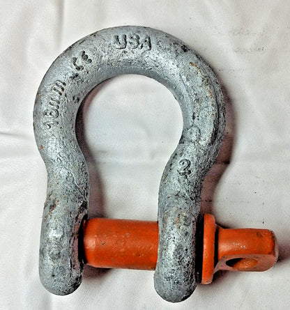 Forged Steel Bolt Type Anchor Shackle 16mm 4.5T WLL 1019490