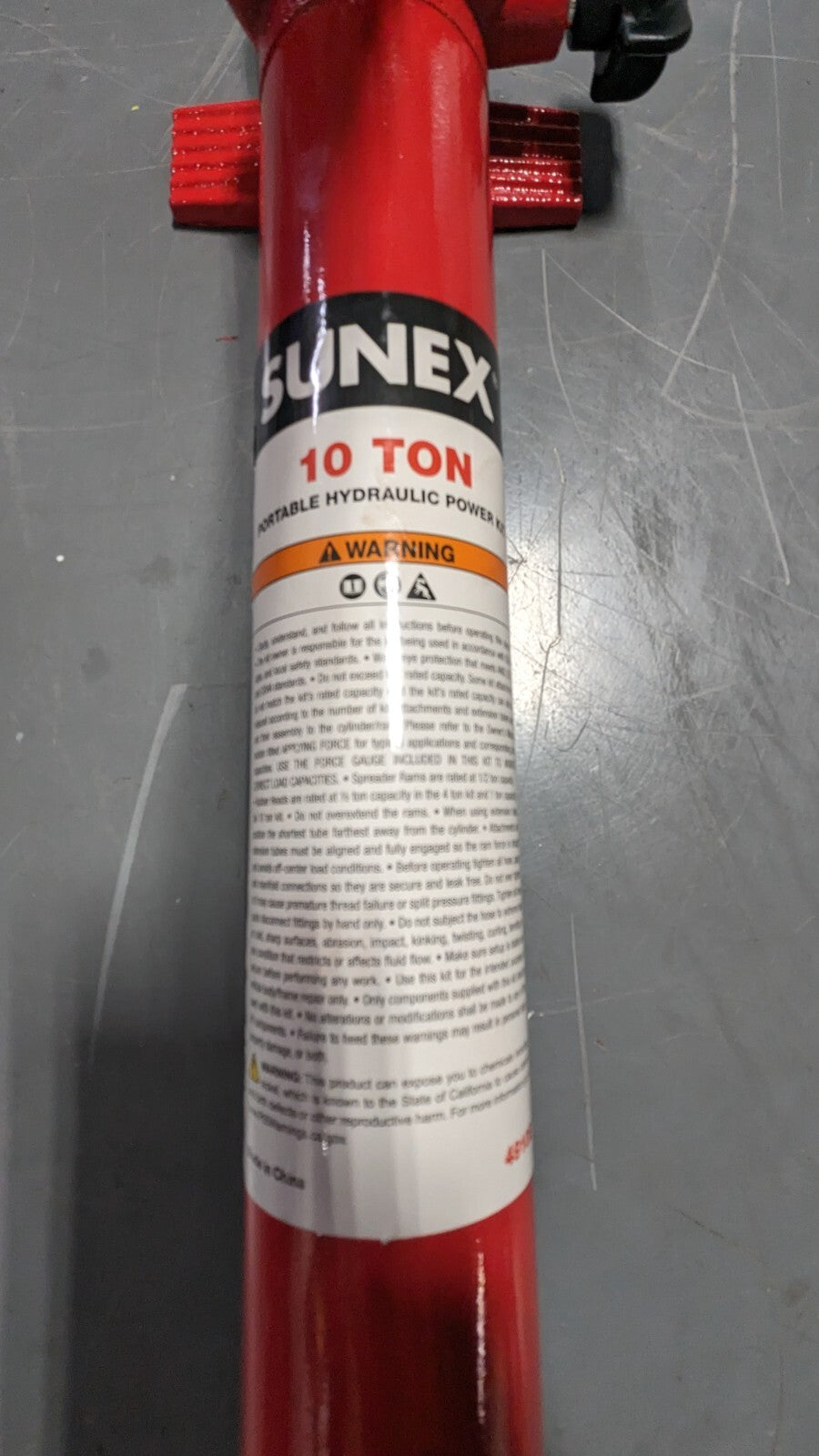 SUNEX TOOLS 10 Ton Load Capacity Portable Hydraulic Jack 4910B Parts /Repair