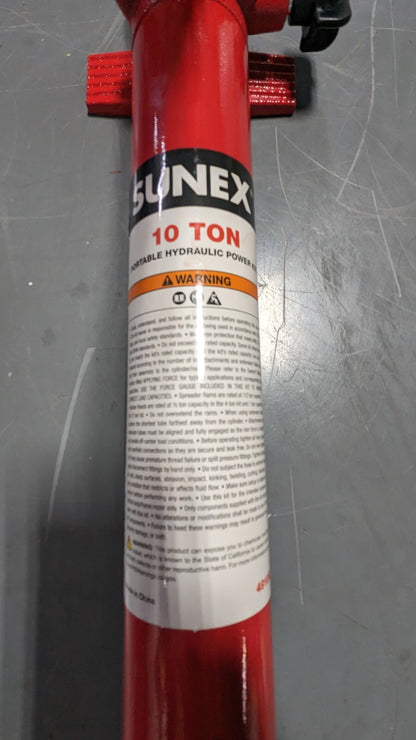 SUNEX TOOLS 10 Ton Load Capacity Portable Hydraulic Jack 4910B Parts /Repair