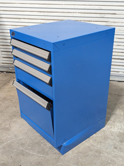 Rousseau Work Bench w/ 4 Drawer Cabinet 60" x 30" Butcher Block Top DAMAGED