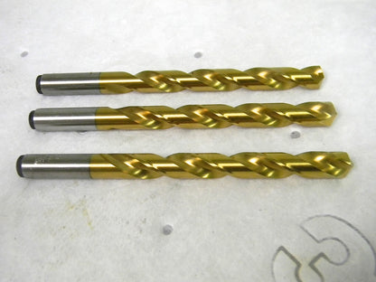 Viking Drill & Tool Cobalt TIN Jobber Length Drill 7/16 135º Qty.3 79840