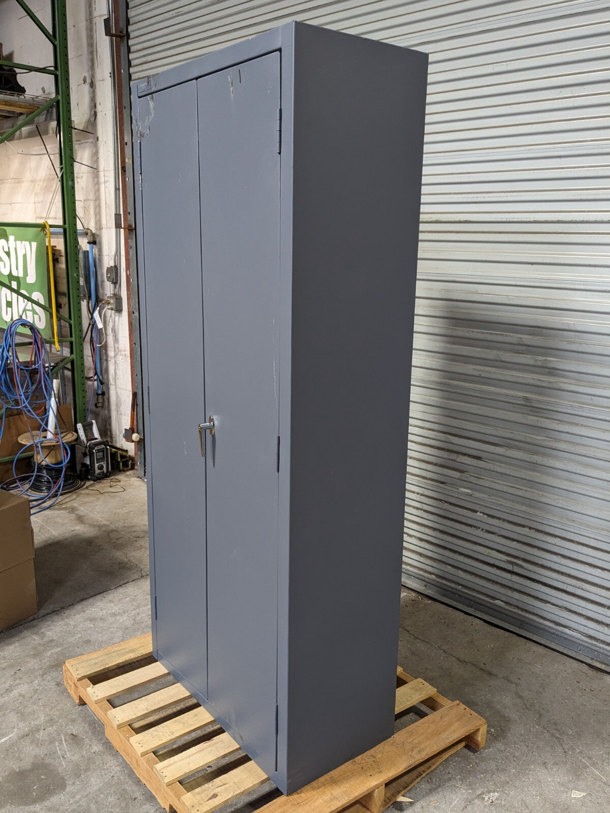 Durham Lockable Storage Cabinet w/ Bins 84" H. x 36" W. x 24" D.