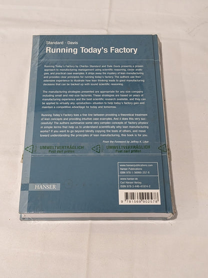 Hanser Gardner Running Today's Factory 1-56990-257-8