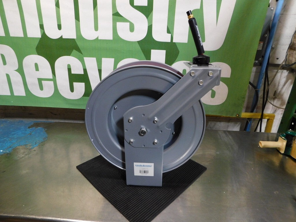 PRO-SOURCE Hose Reel with Hose: 3/8"IDx75' Spring Retractable 2810037510PRO
