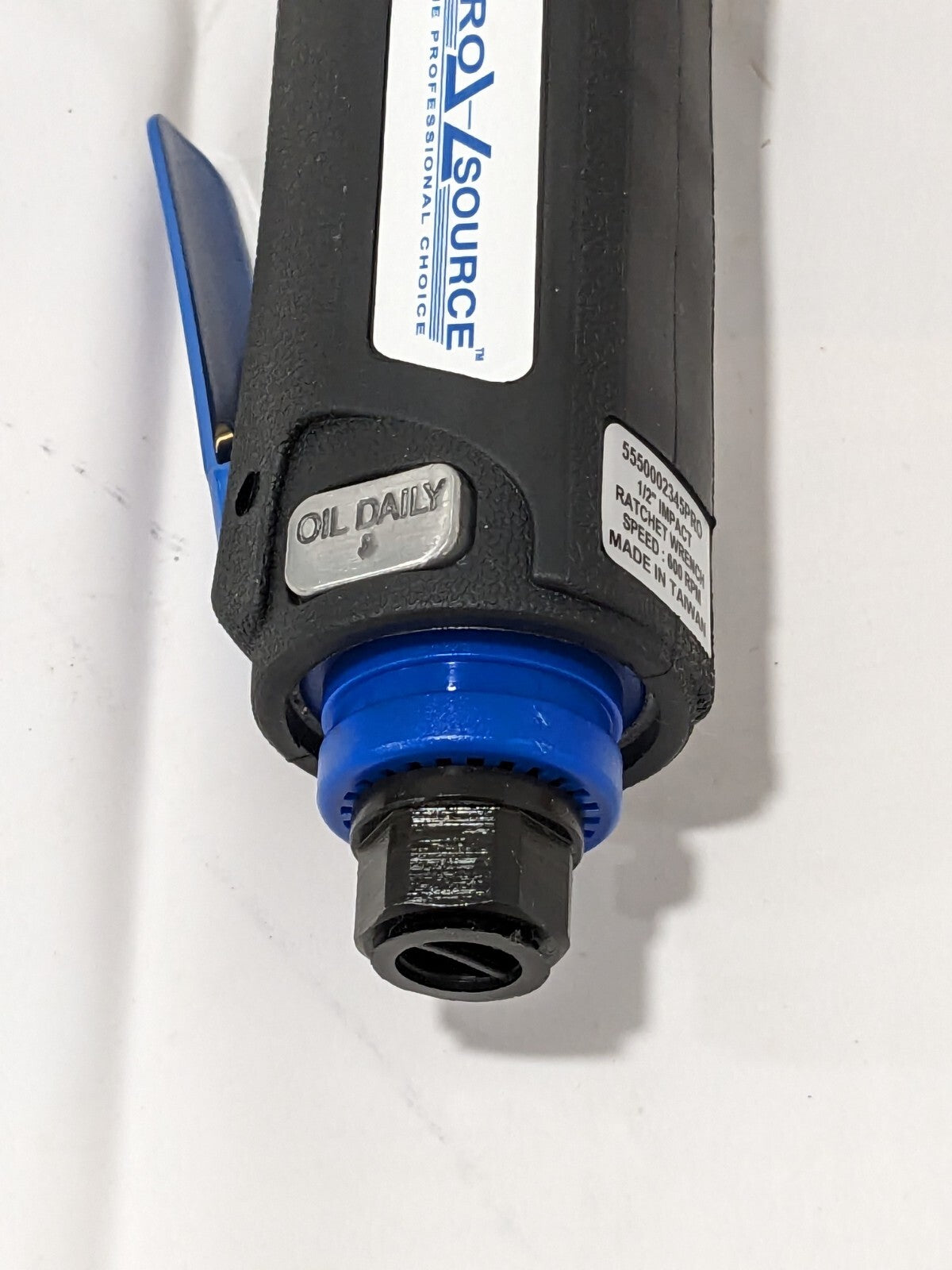 PRO-SOURCE Air Ratchet: 1/2" Drive, 90 ft/lb 5550002345PRO
