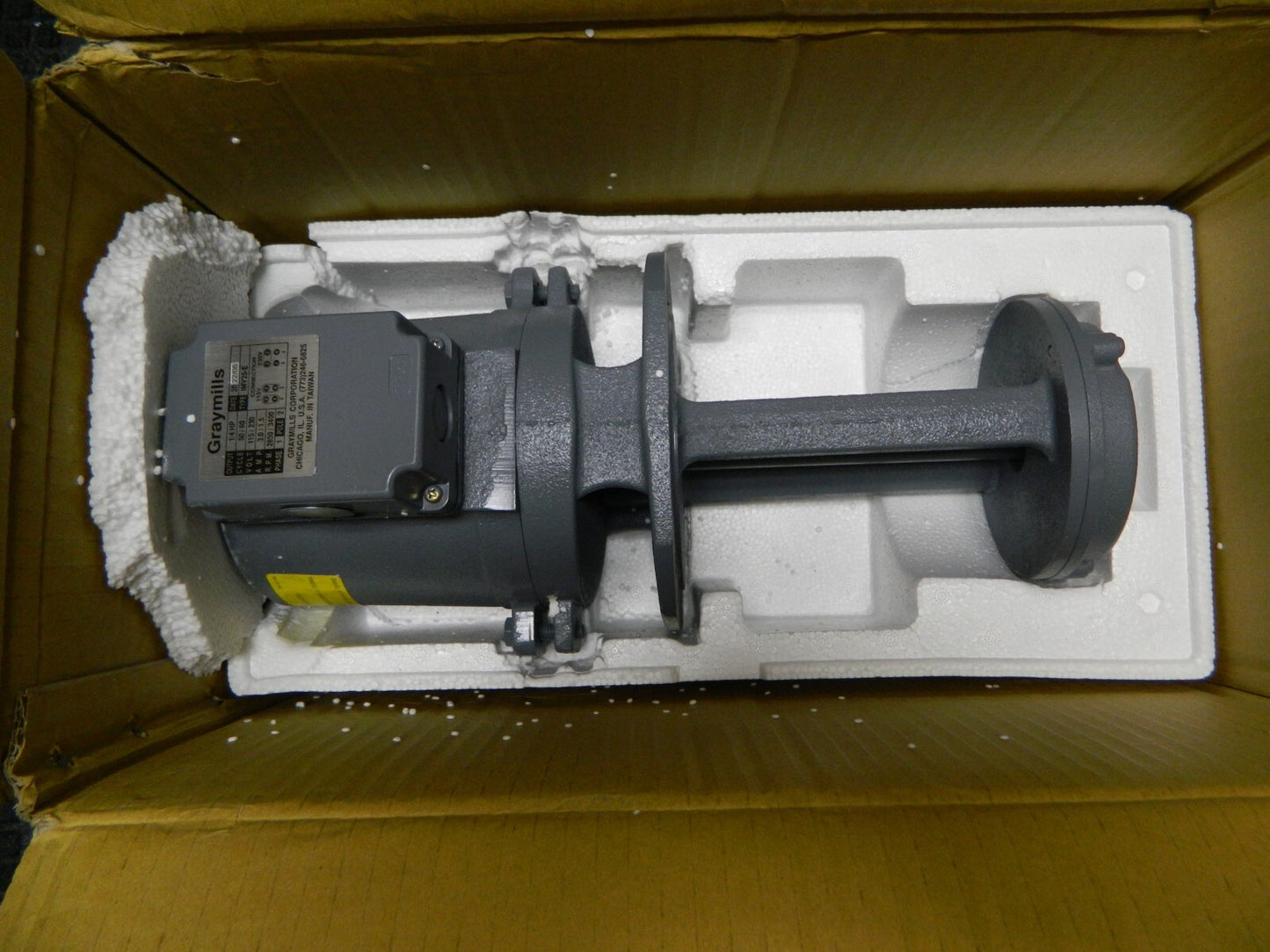 GRAYMILLS  3/1.5 Amp 115/230 Volt Immersion Machine  Recirculating Pump IMV25-E